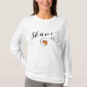 Skåne Flag Heart, Sweden, Scania T-Shirt
