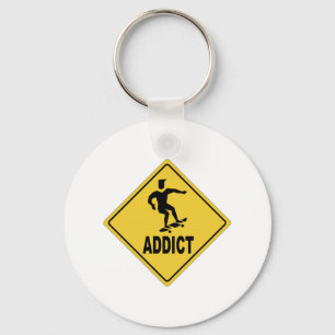 Skate Board 3 Keychain