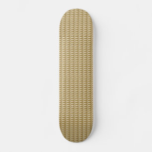 Skate Board Gold Ribbed