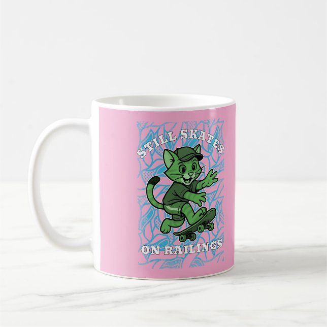 skate boarder coffee mug (Left)