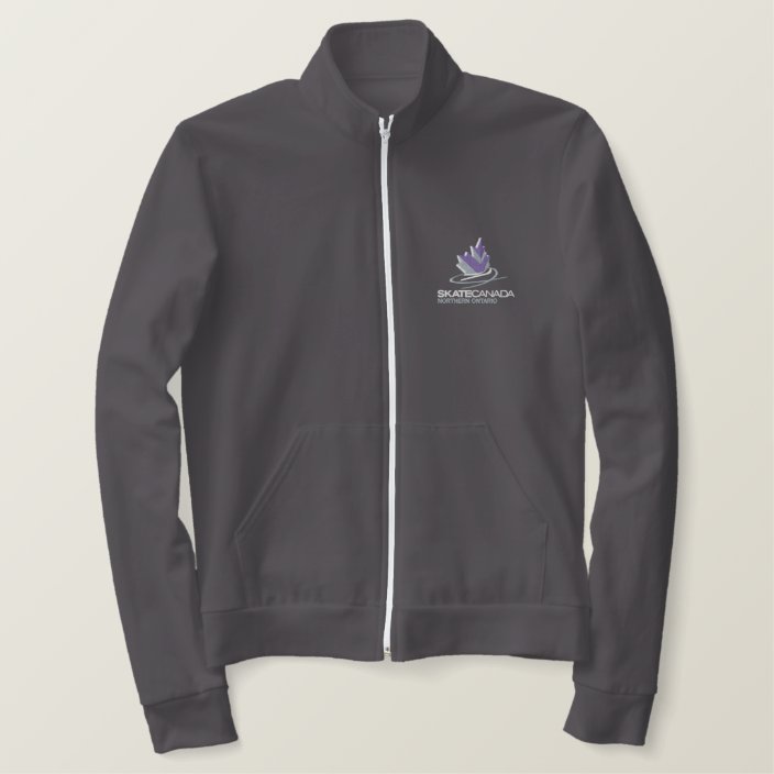 Skate Canada Northern Ontario Logo Wear Embroidered Jacket Zazzle.ca