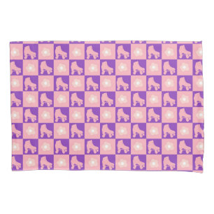 Skate Chequered Roller Skates Modern Dorm Room    Pillowcase
