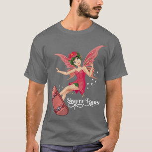 Skate FAiry Skateboarding Fairy  T-Shirt