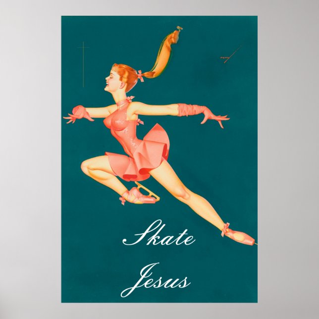 Skate Jesus Poster (Front)