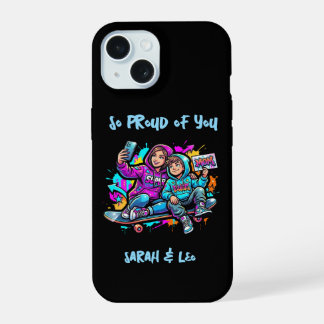 Skate Maman & Fils | Coque iPhone Glossy Tough