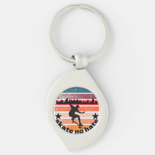 Skate No Hate Keychain
