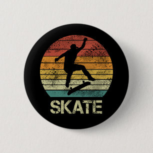 Skate Olli vintage design for skaters 2 Inch Round Button