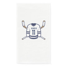 Skate on Over Ice Hockey Paper Napkin