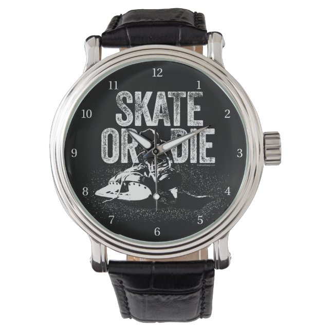 Skate Or Die (Hockey) Wrist Watch (Front)
