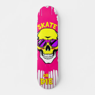 Skate or Die Nº7 - Skateboard Deck - Punk Grunge
