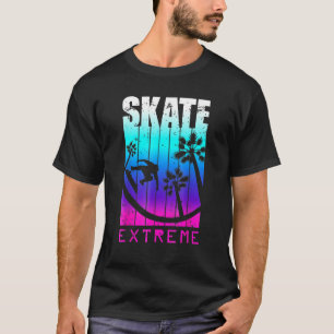 Skate Or Die Skateboarding Street Extreme Attitude T-Shirt