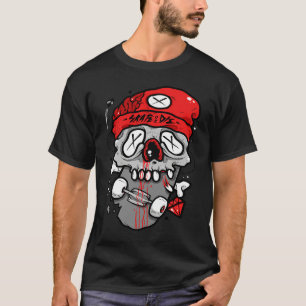 Skate or Die Skater Board American Cool Graphic T-Shirt