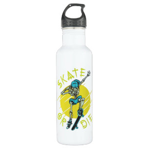 Skate or die Skeleton Skateboarder 710 Ml Water Bottle