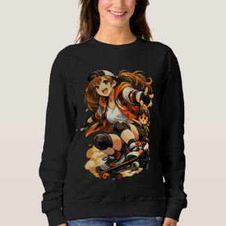 Skate Quest Orange Rider Sweatshirt