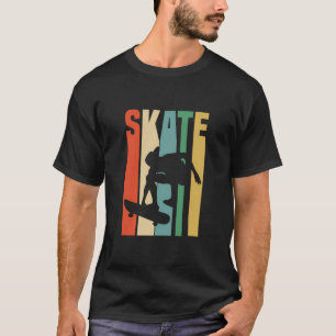 Skate Retro Vintage Skateboard Skateboarding Skate T-Shirt
