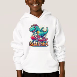 Skate Rex - Cool Dinosaur Hoodie