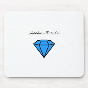 Skate sapphire mouse pad