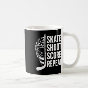 Skate Shoot Score Repeat _1 Coffee Mug