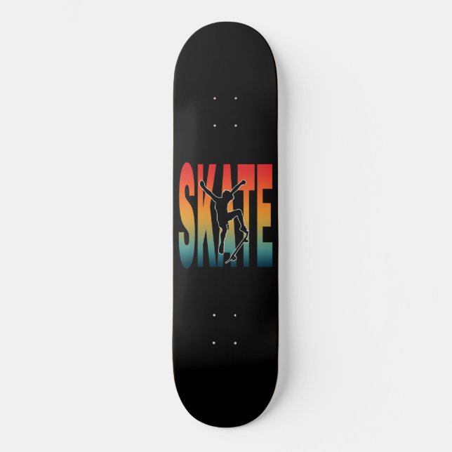 Skate Skateboard Silhouette (Recto)