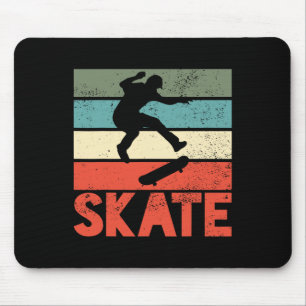 Skate Skateboard Skateboarding Skateboarder Retro Mouse Pad
