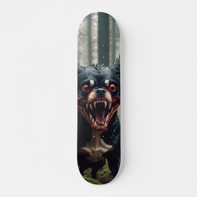 Skate Table Aggressive Posseded Dog Skateboard (Front)
