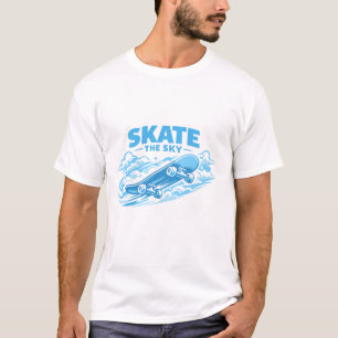 Skate The Sky – Blue Drift T-Shirt