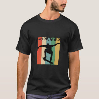 Skate Vintage For Skateboarding And Skateboarder S T-Shirt