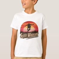 Skate warrior - retro sunset vintage