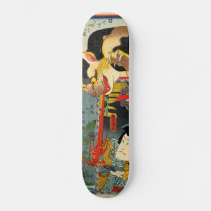Skateboard 化 け 猫, 国 Chat Monster, Toyokuni, Ukiyo-e