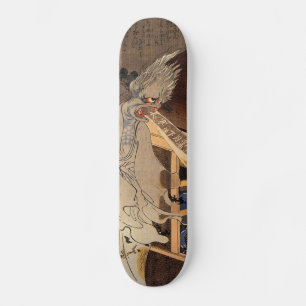 Skateboard 妖 怪, 国 芳 Japonais Zombie, Kuniyoshi, Ukiyo-e