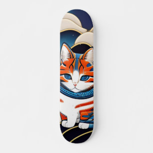 Skateboard 浮 世 絵catsパ ン ク en テ en ( de )kawaii vu le