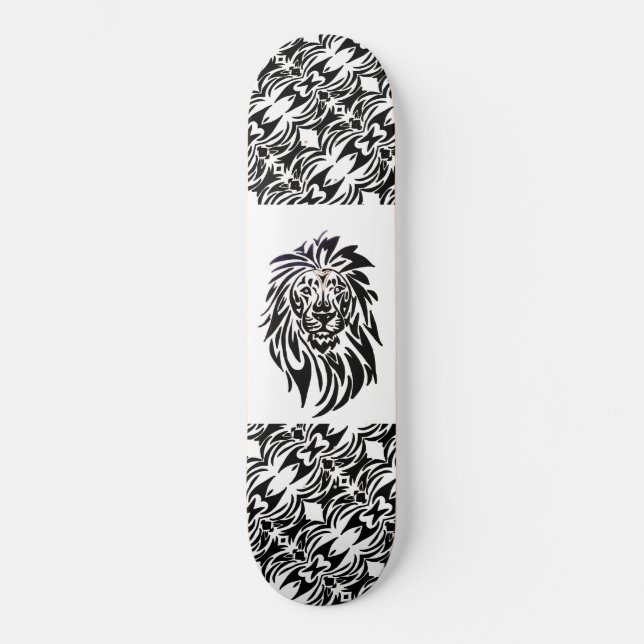 Skateboard 010 - Lion d'Afrique (Recto)