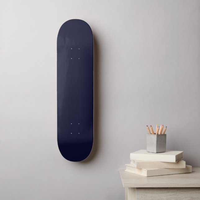 Skateboard #014 Collection de couleurs foncées de la marine (Art mural)