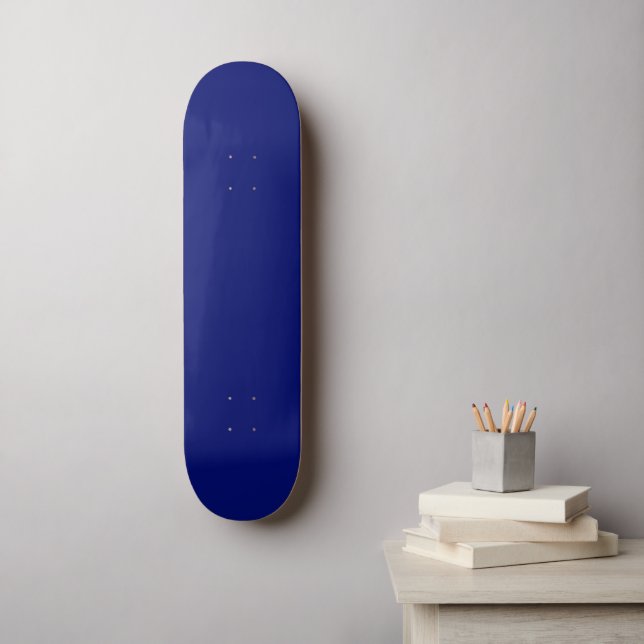 Skateboard #017 Collection de couleurs bleu royal foncé (Art mural)