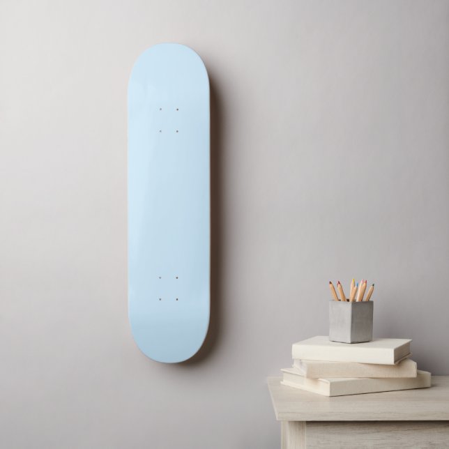 Skateboard #026 Pale Blue Lily Color Collection (Art mural)