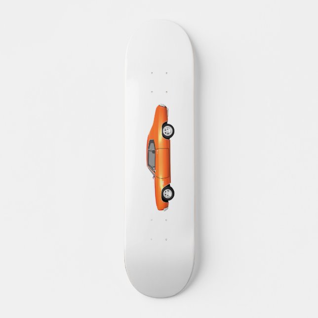 Skateboard 1970 Chevelle SS : Fin orange : Patinage (Devant)
