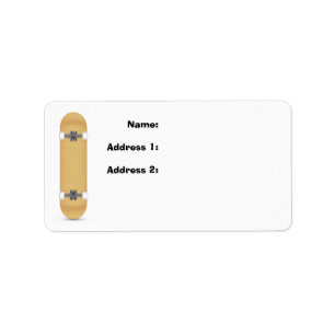 Skateboard 1 label