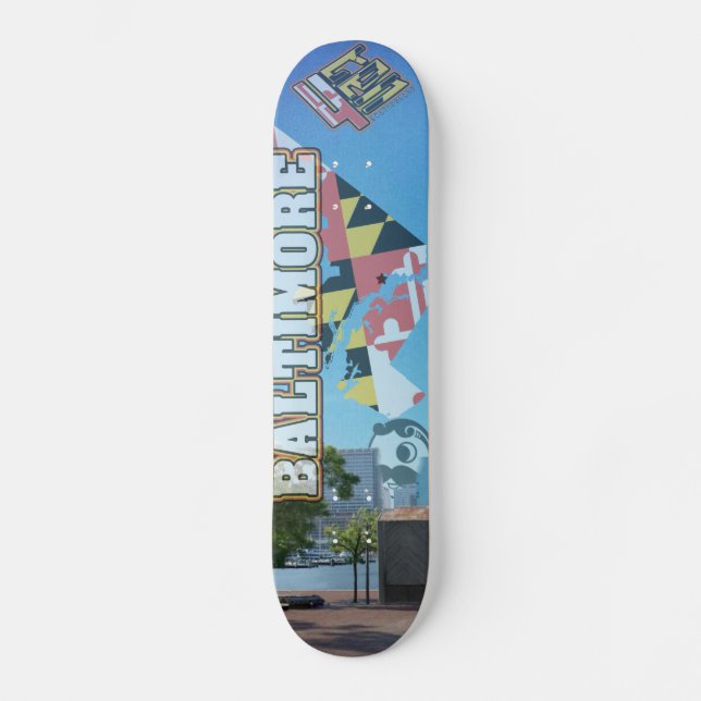 Skateboard 4ten : Ciel de Baltimore (Recto)