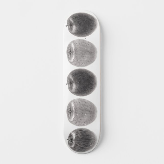 SKATEBOARD 5個のりんご　横 (Recto)