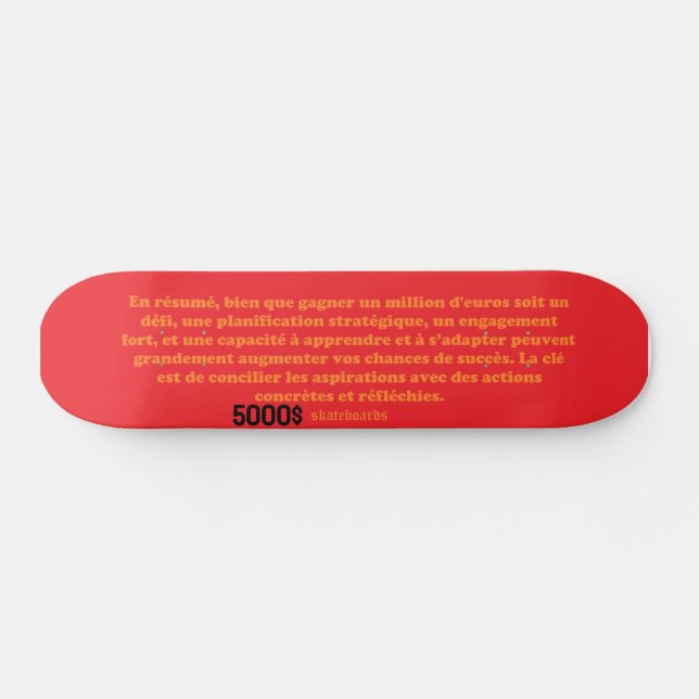 SKATEBOARD 5000$ (Horz)