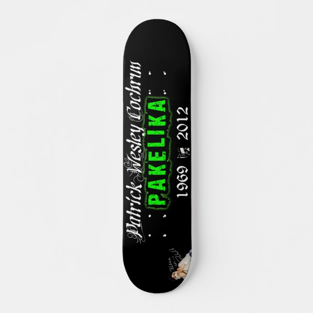 Skateboard 7 Pont Pakelika Tribute 1/4" (Devant)