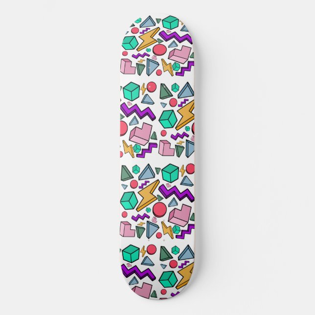 Skateboard 80s esthétique Vintage rétro (Recto)