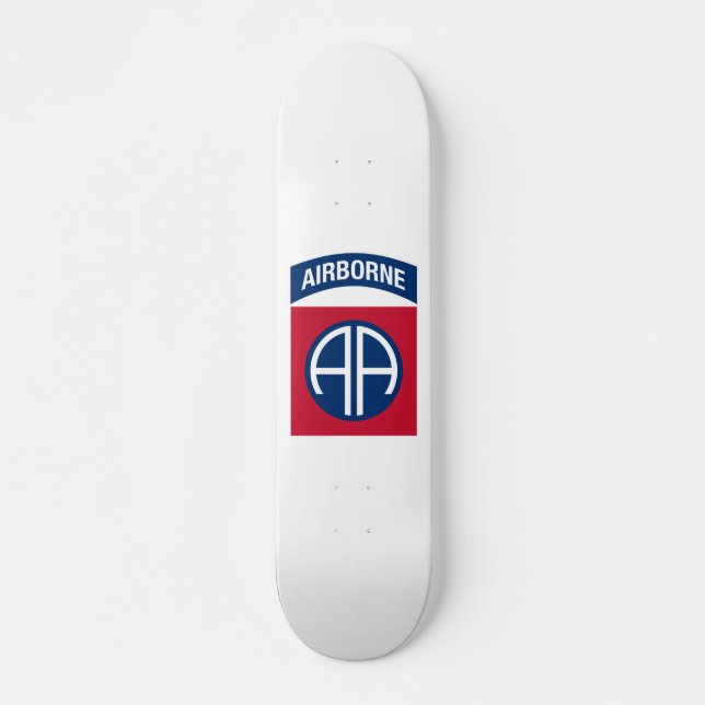 Skateboard 82e division aéroportée Insignia Ancien combattant (Devant)