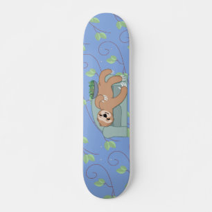 Skateboard À la paresse ou pas à la paresse dormant avec le