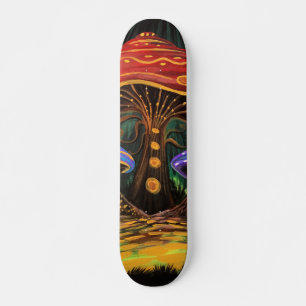 Skateboard A Mushroom World