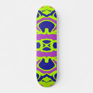 Skateboard, A vibrant multicolor classic pattern Skateboard