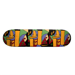 Skateboard AB planche à roulettes drôle d'art de teckel