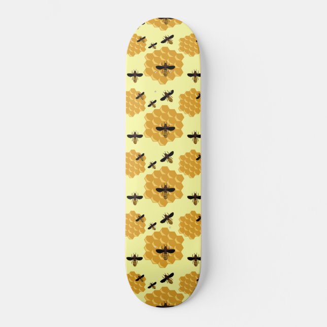 Skateboard Abeille de miel Abeilles de miel Insecte Abeille j (Recto)