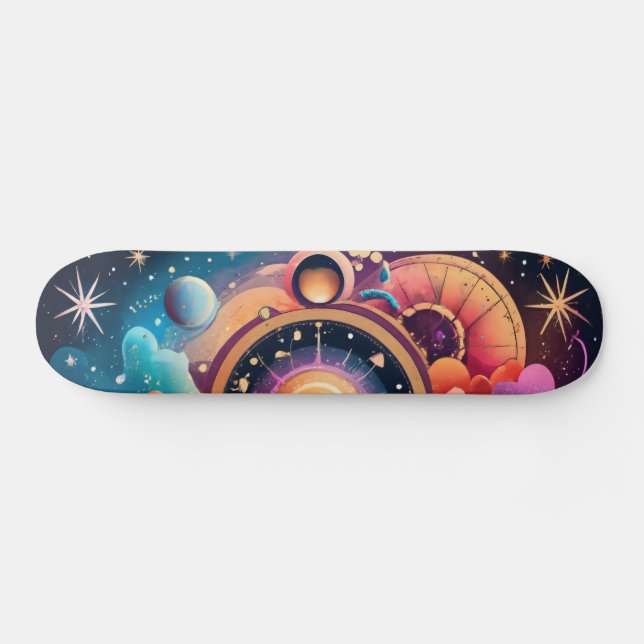 Skateboard Abstrait (Horz)