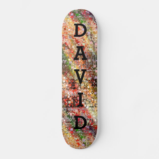 Skateboard Abstrait (Recto)